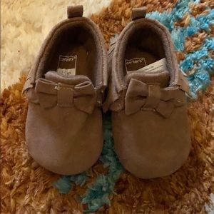 Brown never worn infant size 0-3 month soft